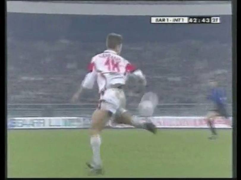 Stop di tacco di Cassano in Bari-Inter 1999/2000 